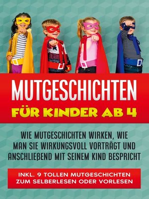cover image of Mutgeschichten für Kinder ab 4